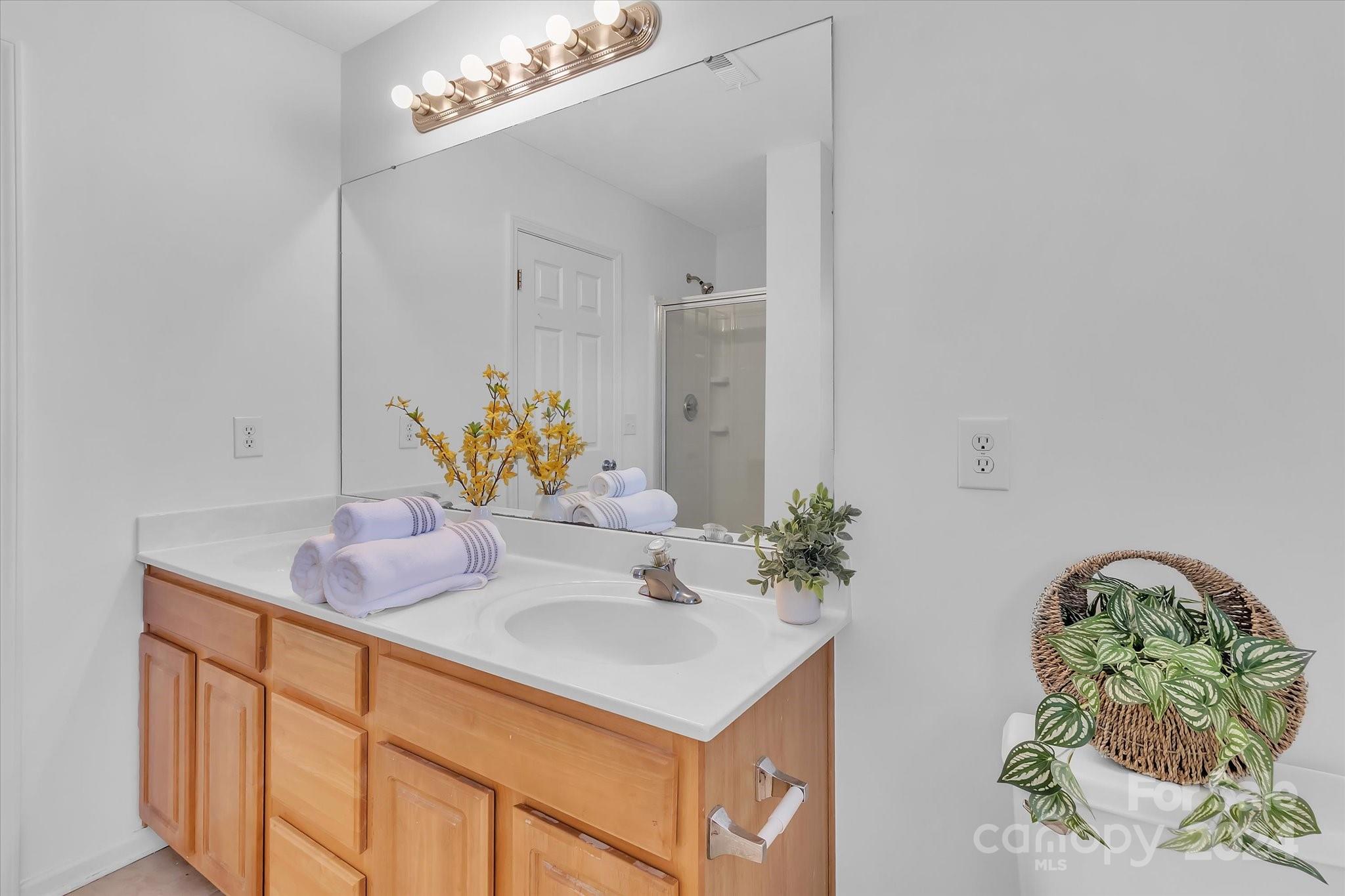 1004 Kipling Court Indian Trail, NC 28079 - Photo 29 of 42 a bathroom with a sink and a mirror
