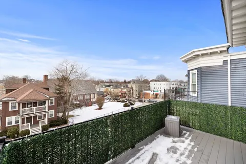 a view of a city from a terrace