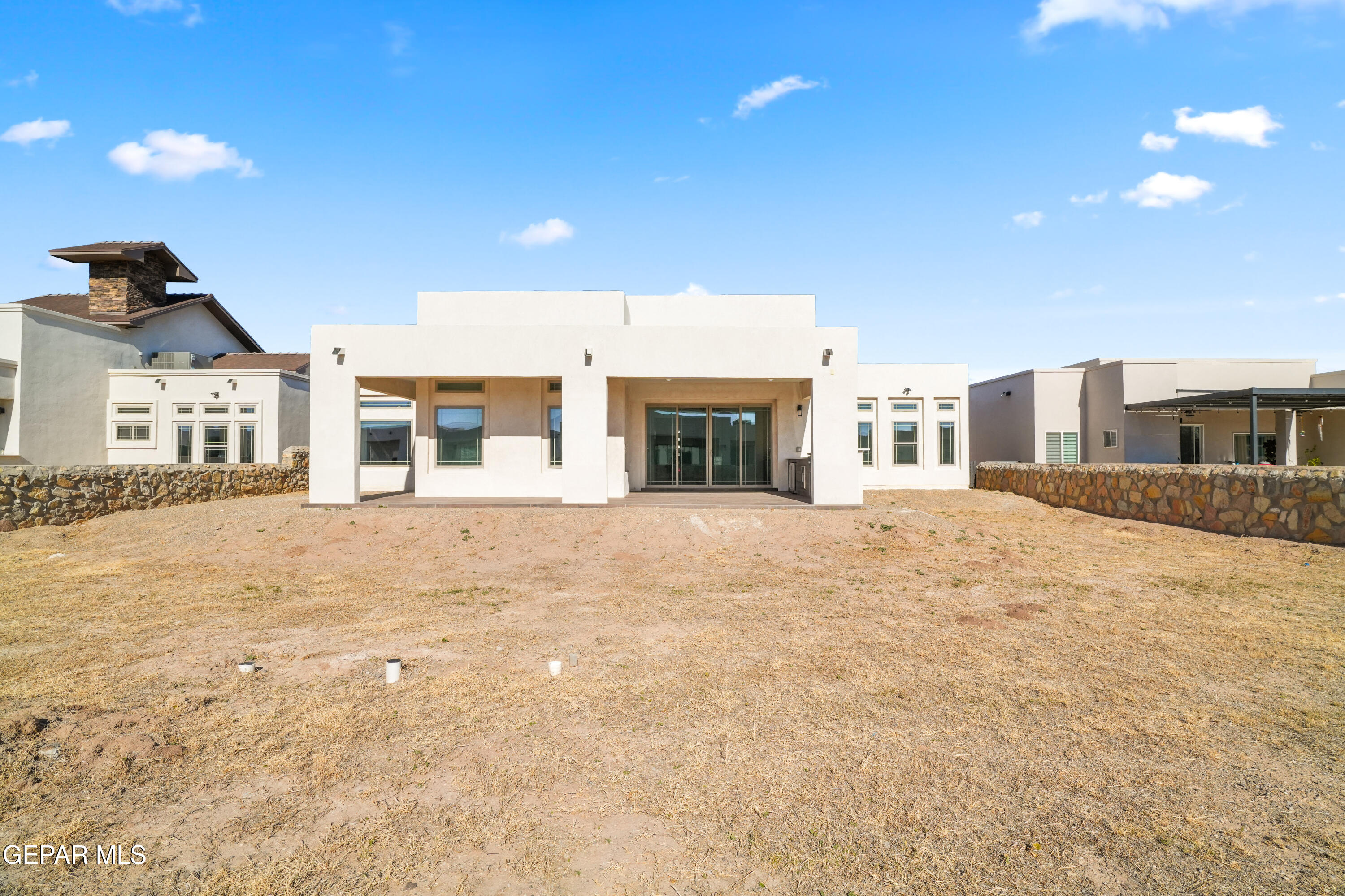 360 Rio De Jazmin Circle El Paso, TX 79932 - Photo 54 of 66 a bathroom with a sink and a yard