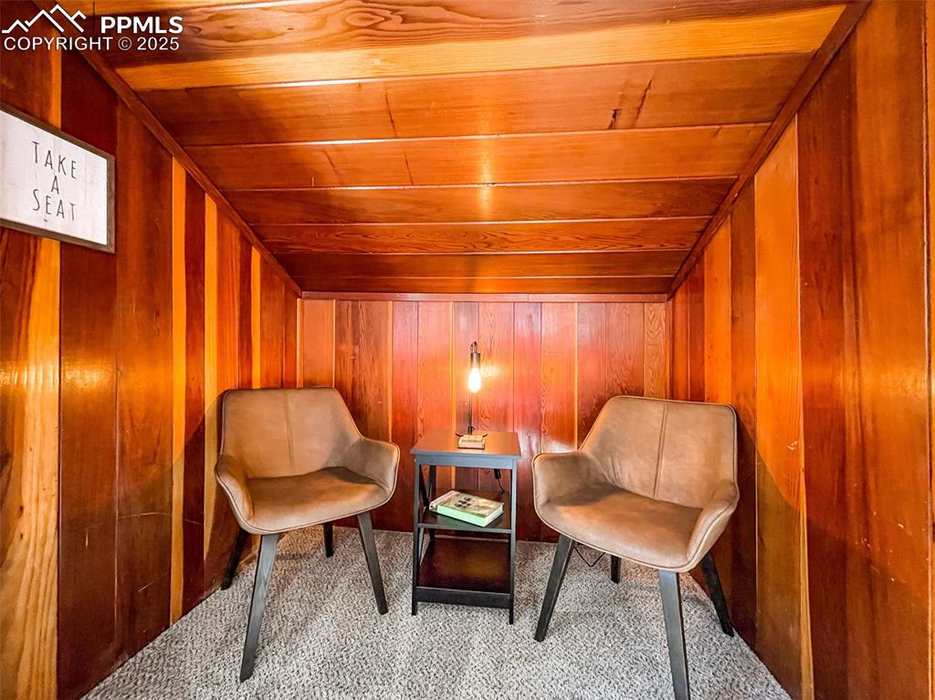 6025 Sioux Trail Cascade, CO 80809 - Photo 19 of 42 a room with furniture and a chair