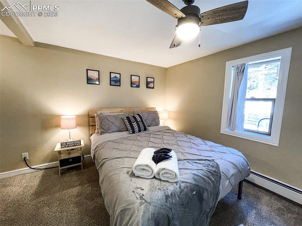 6025 Sioux Trail Cascade, CO 80809 - Photo 25 of 42 a bedroom with a bed and a window