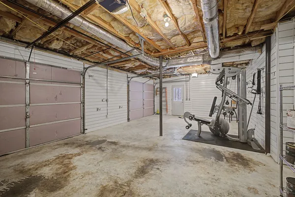 a view of a bike garage