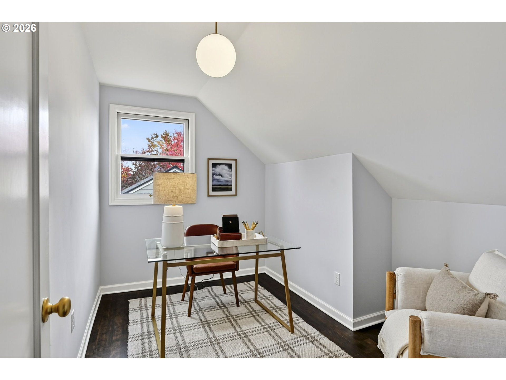 8035 Southwest 8th Avenue Portland, OR 97219 - Photo 29 of 42 a workspace room with furniture and wooden floor