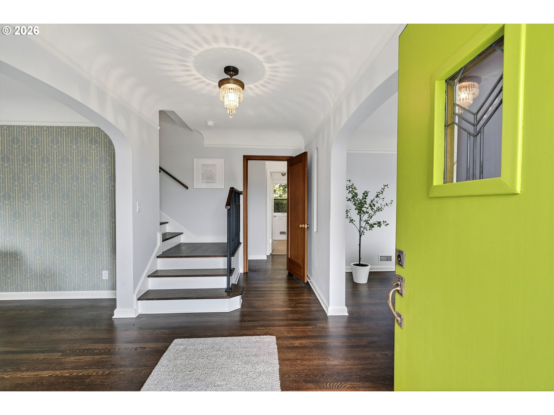 8035 Southwest 8th Avenue Portland, OR 97219 - Photo 5 of 42 a view interior of the house with wooden floor