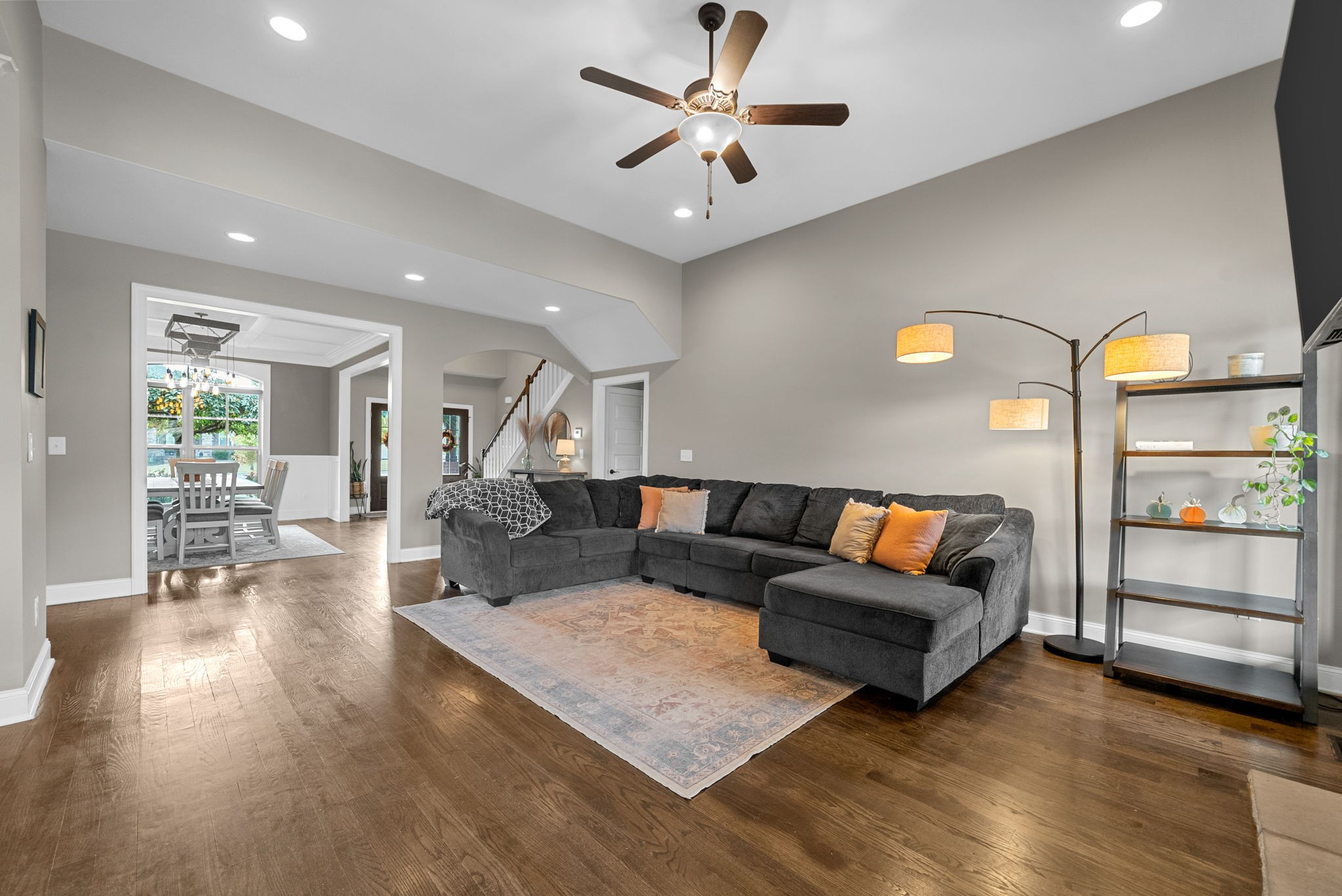 129 Springfield Drive Lebanon, TN 37087 - Photo 12 of 47 a living room with furniture and wooden floor