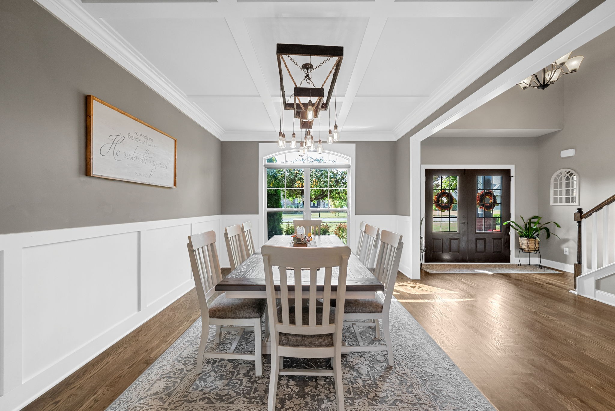 129 Springfield Drive Lebanon, TN 37087 - Photo 8 of 47 a view of a dining room with furniture wooden floor and chandelier