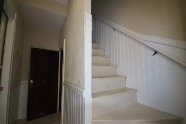 a view of a storage room