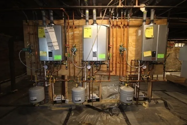 a building outdoor space with wooden floor and windows