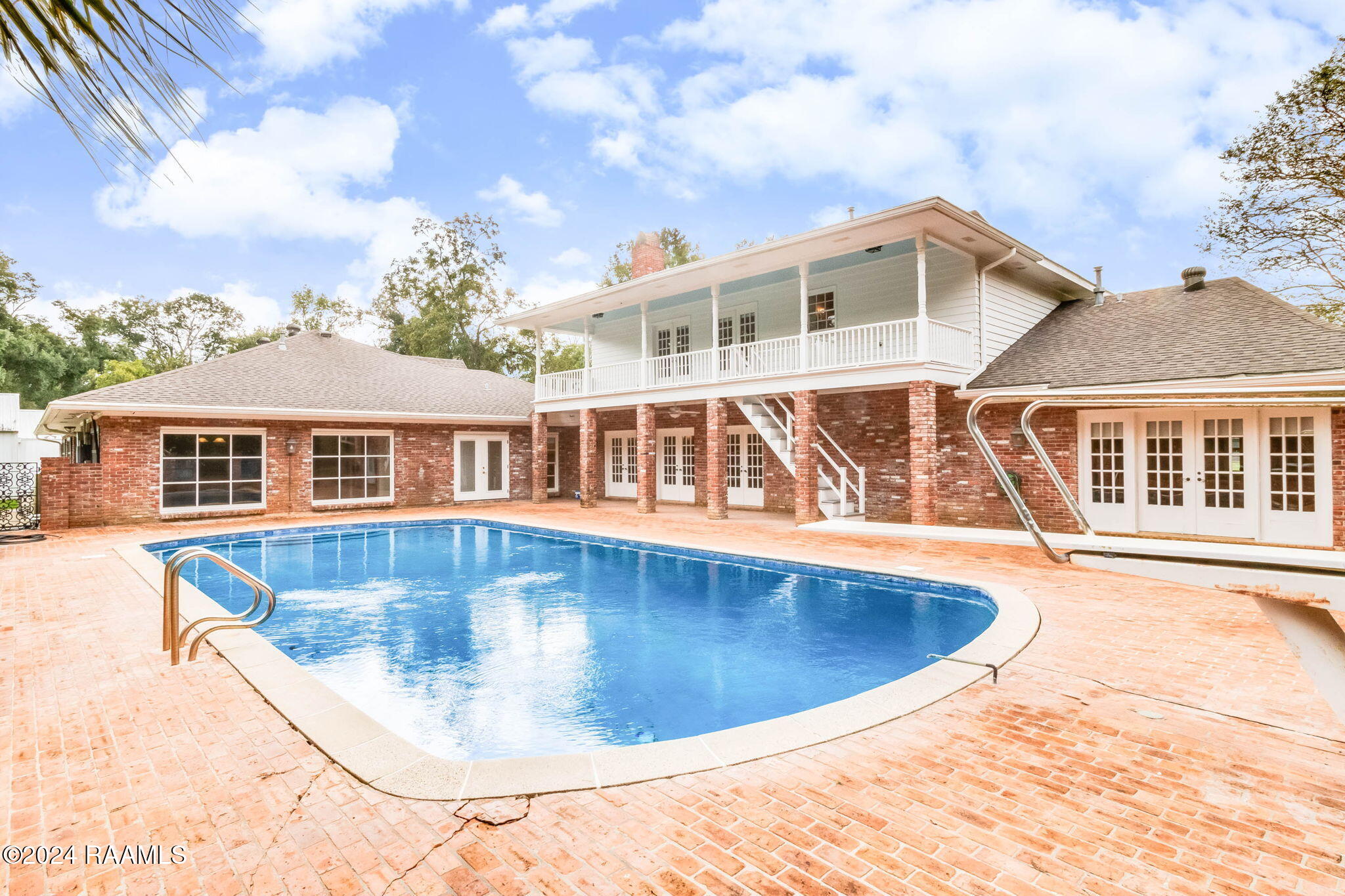 13933 Pumping Plant Road Abbeville, LA 70510 - Photo 35 of 49 Pool and Back of Home View