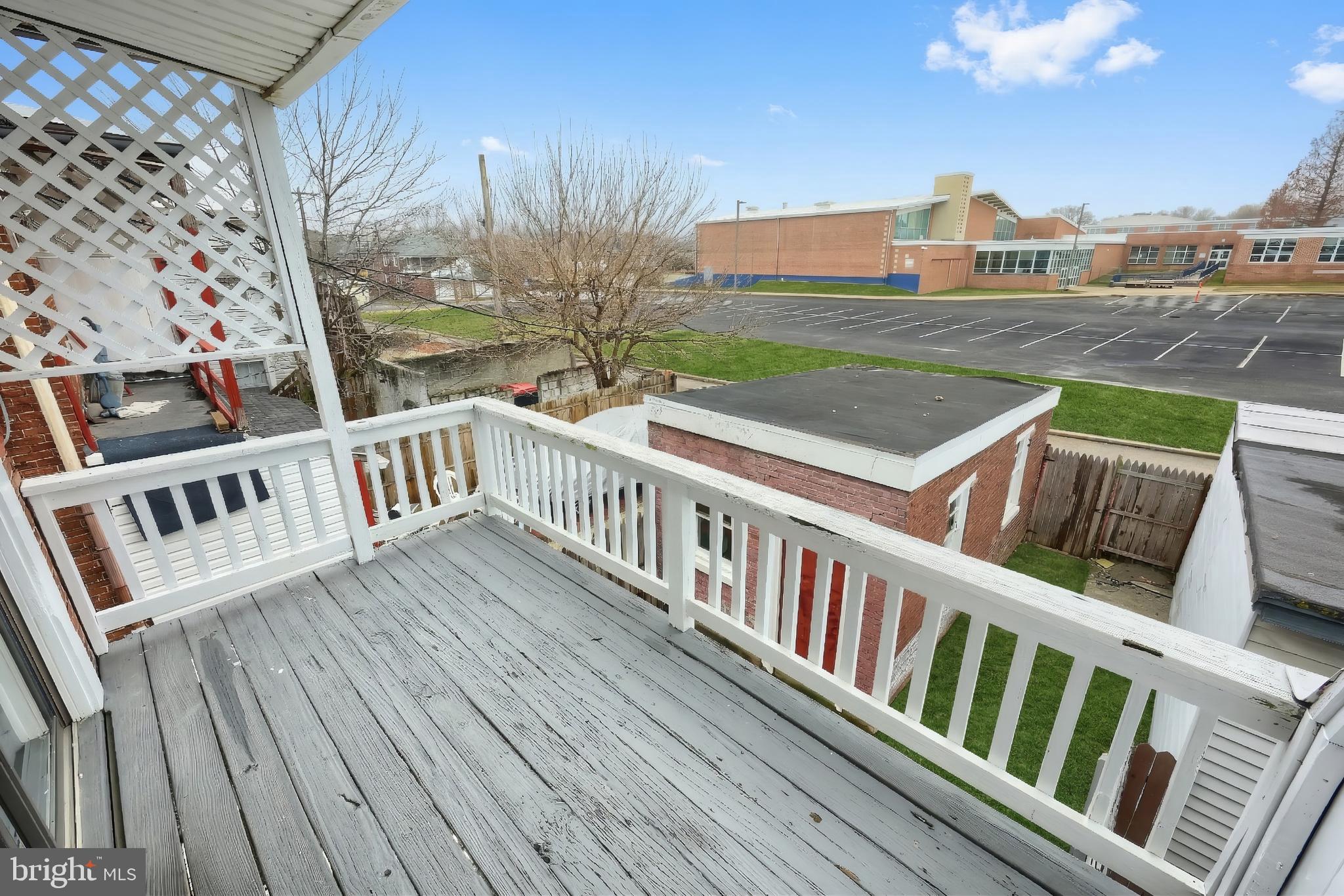 442 East Prospect Street York, PA 17403 - Photo 17 of 33 a view of a roof deck with wooden floor and fence