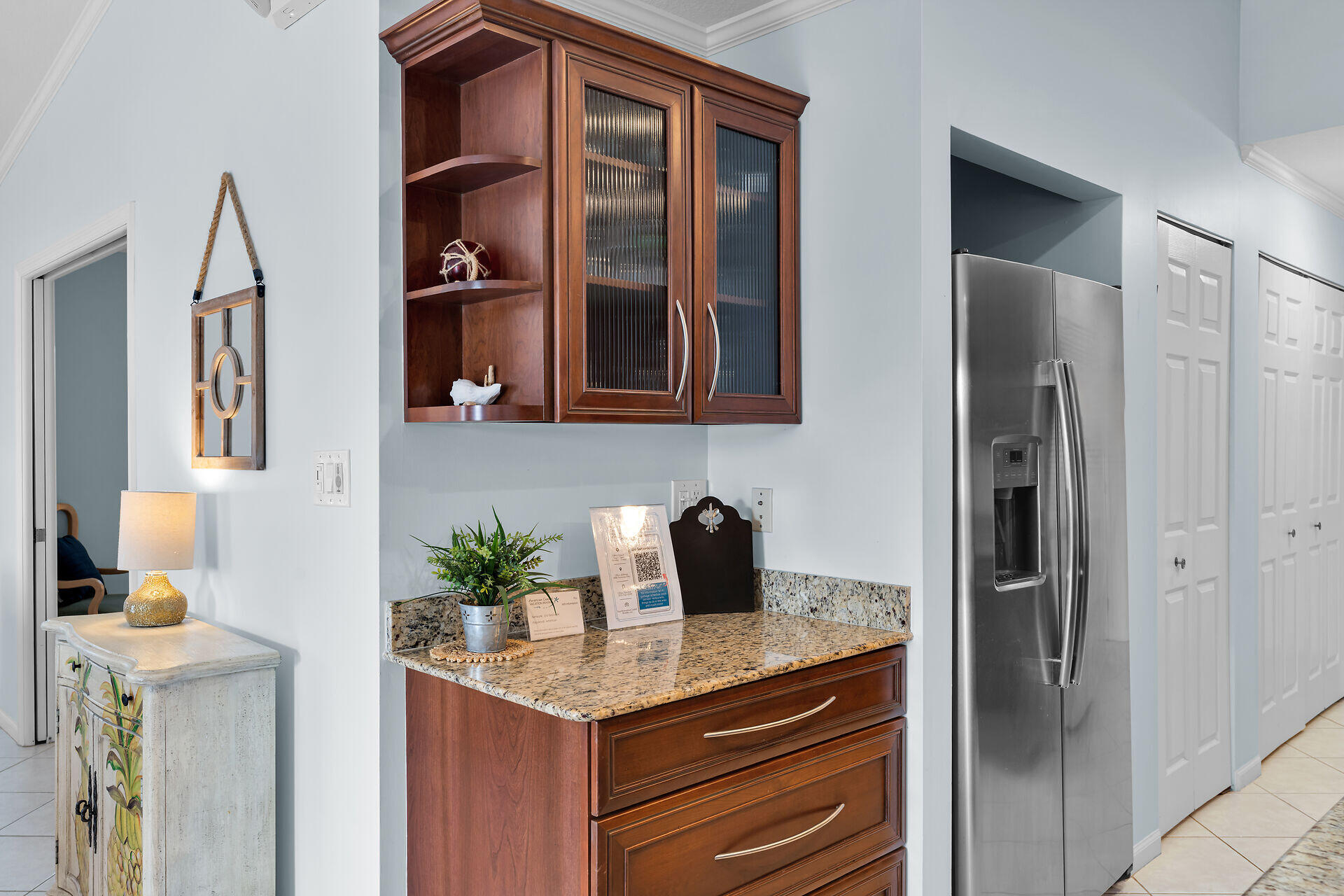 270 Sadowski Key Key Colony Beach, FL 33051 - Photo 10 of 46 a kitchen with stainless steel appliances granite countertop a refrigerator and a sink