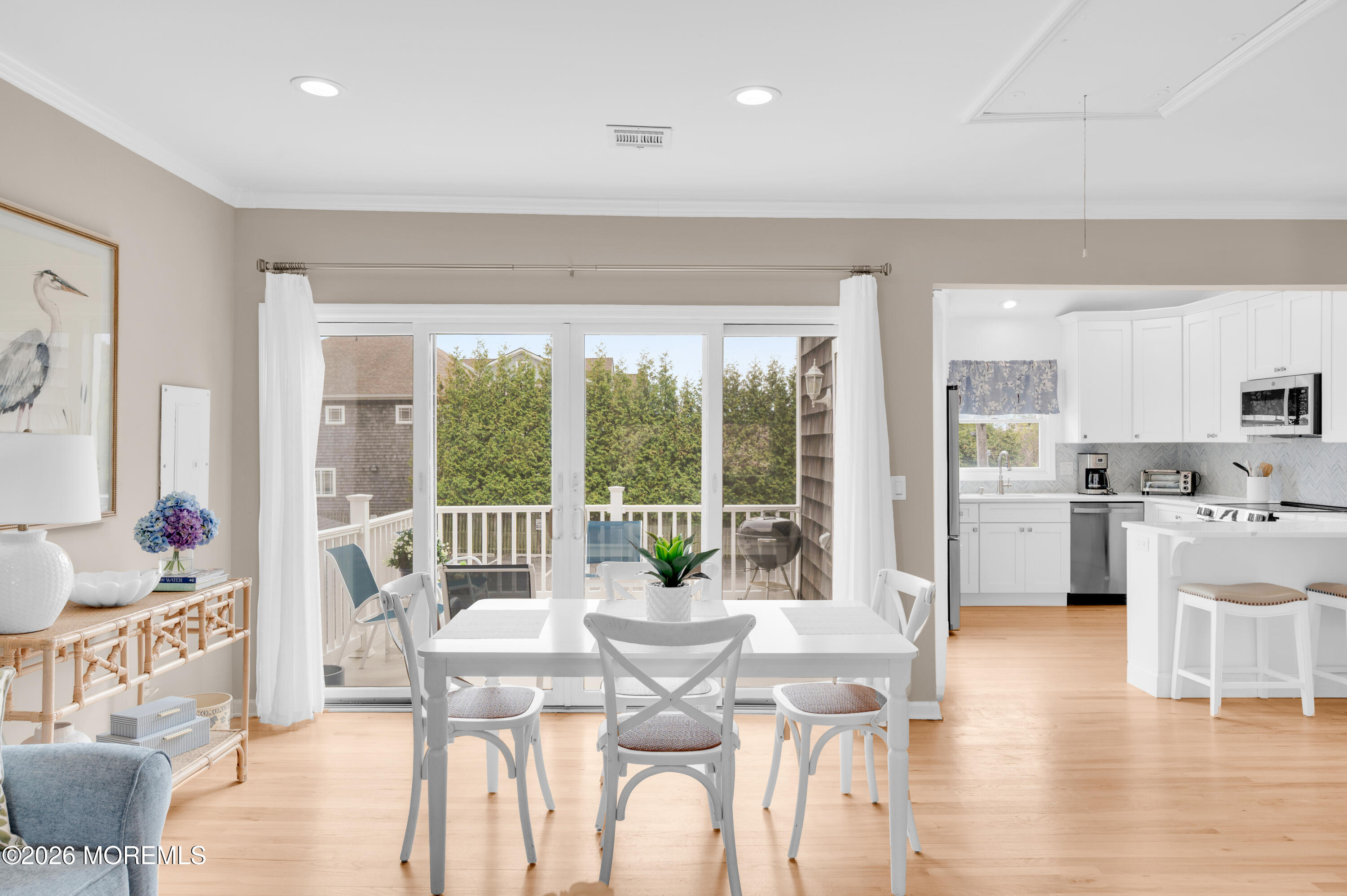 41 A Mount Street Bay Head, NJ 08742 - Photo 9 of 33 a view of a dining room with furniture window and wooden floor