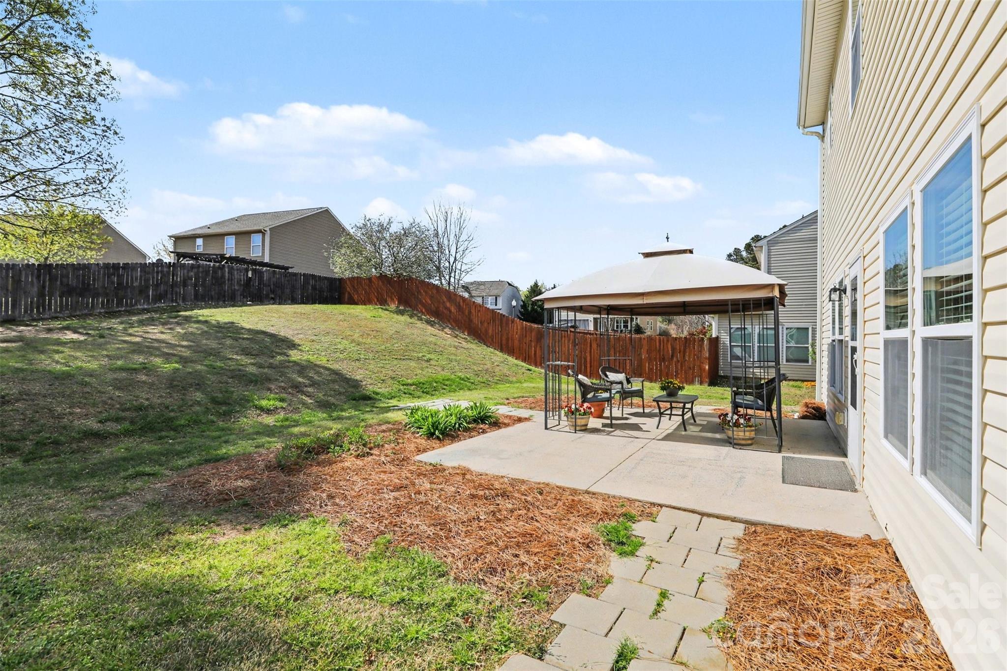 1806 Tradd Avenue Clover, SC 29710 - Photo 26 of 30 a view of a backyard with sitting area
