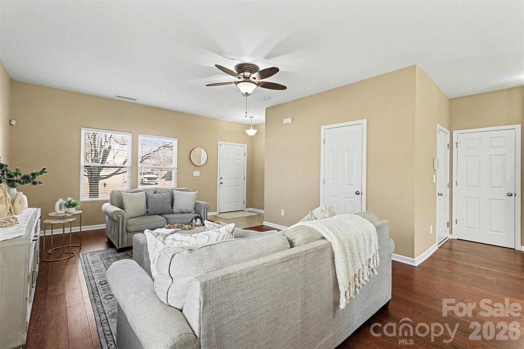 1806 Tradd Avenue Clover, SC 29710 - Photo 4 of 30 a living room with furniture and a chandelier