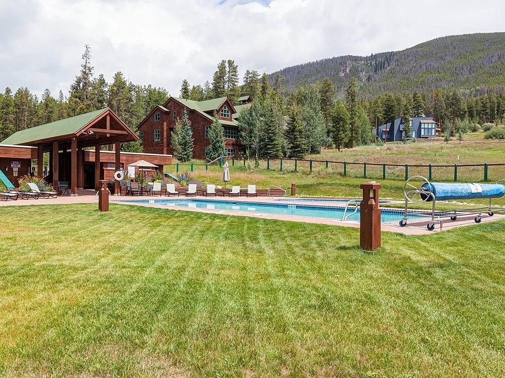 780 Penstemon Road Keystone, CO 80435 - Photo 35 of 40 a view of a house with a swimming pool