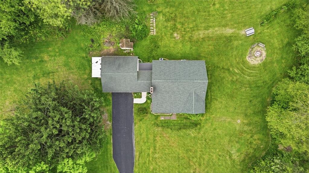 123 Wampum Road Wampum, PA 16157 - Photo 32 of 33 an aerial view of a house with a yard