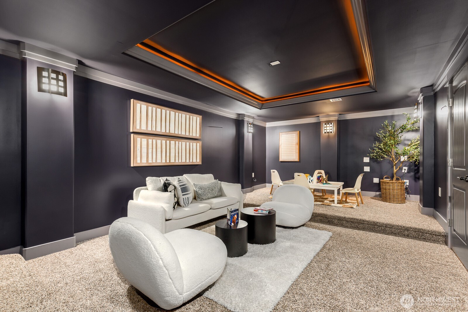 4826 196th Street Southeast Bothell, WA 98012 - Photo 31 of 40 a living room with furniture and a large window