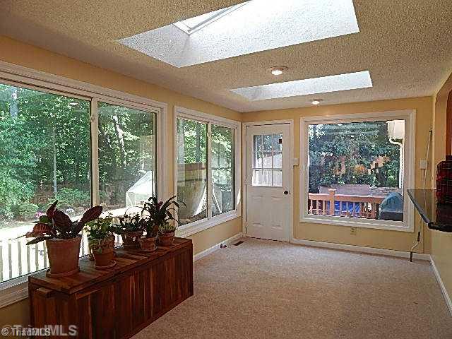 618 Pepperidge Road Lewisville, NC 27023 - Photo 7 of 16 Sunroom. Fantastic sunroom with new carpet, skylights, 3 of the windows are tinted.