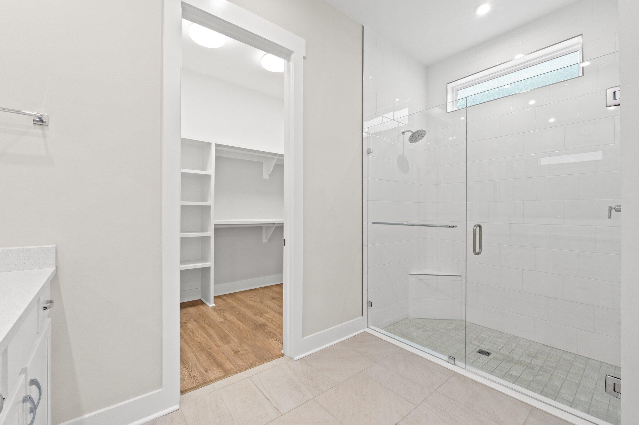 16 Ravine Rd Inlet Beach Inlet Beach, FL 32461 - Photo 17 of 31 a bathroom with a shower and a glass door