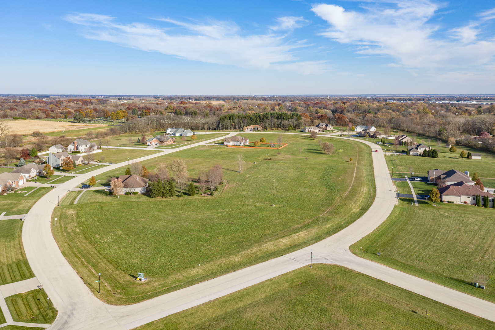 980 Prairie View Drive Somonauk, IL 60552 - Photo 3 of 7 an aerial view of residential houses with outdoor space