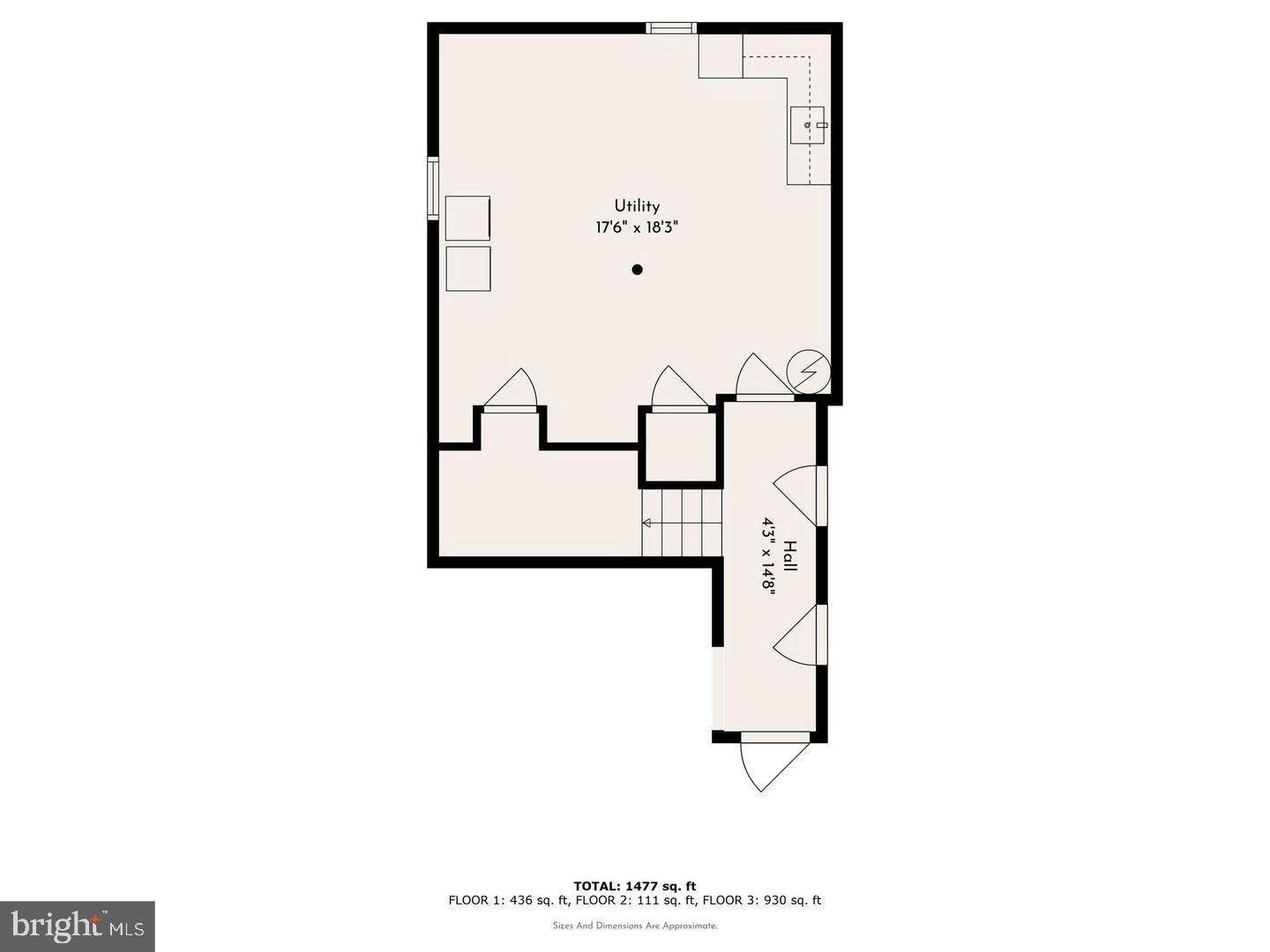 500 East Lancaster Avenue, Unit 118D Wayne, PA 19087 - Photo 12 of 12 Basement footprint