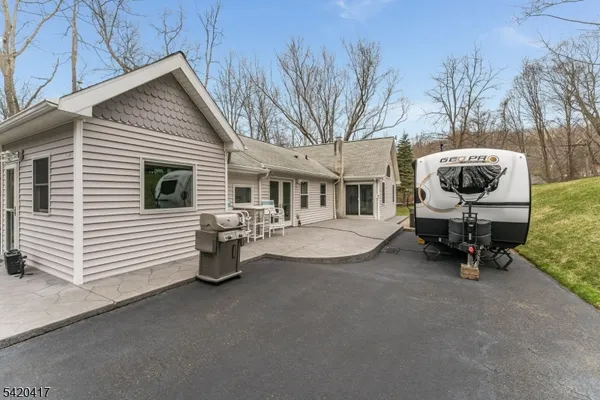 a view of a house with patio