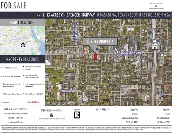 $830,000 | 4914 Spencer Highway, Pasadena, TX 77505