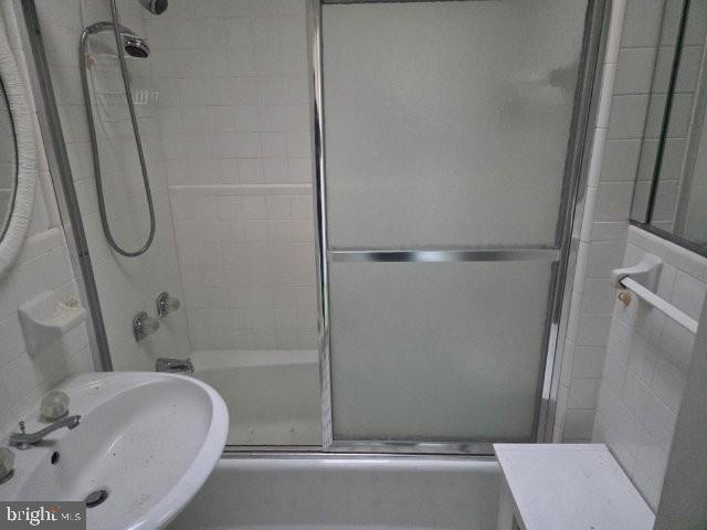 5307 7th Street Northwest Washington, DC 20011 - Photo 19 of 30 a bathroom with a sink and a shower