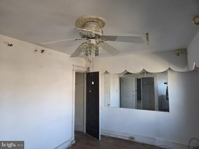 5307 7th Street Northwest Washington, DC 20011 - Photo 22 of 30 a view of a hallway with a chandelier fan
