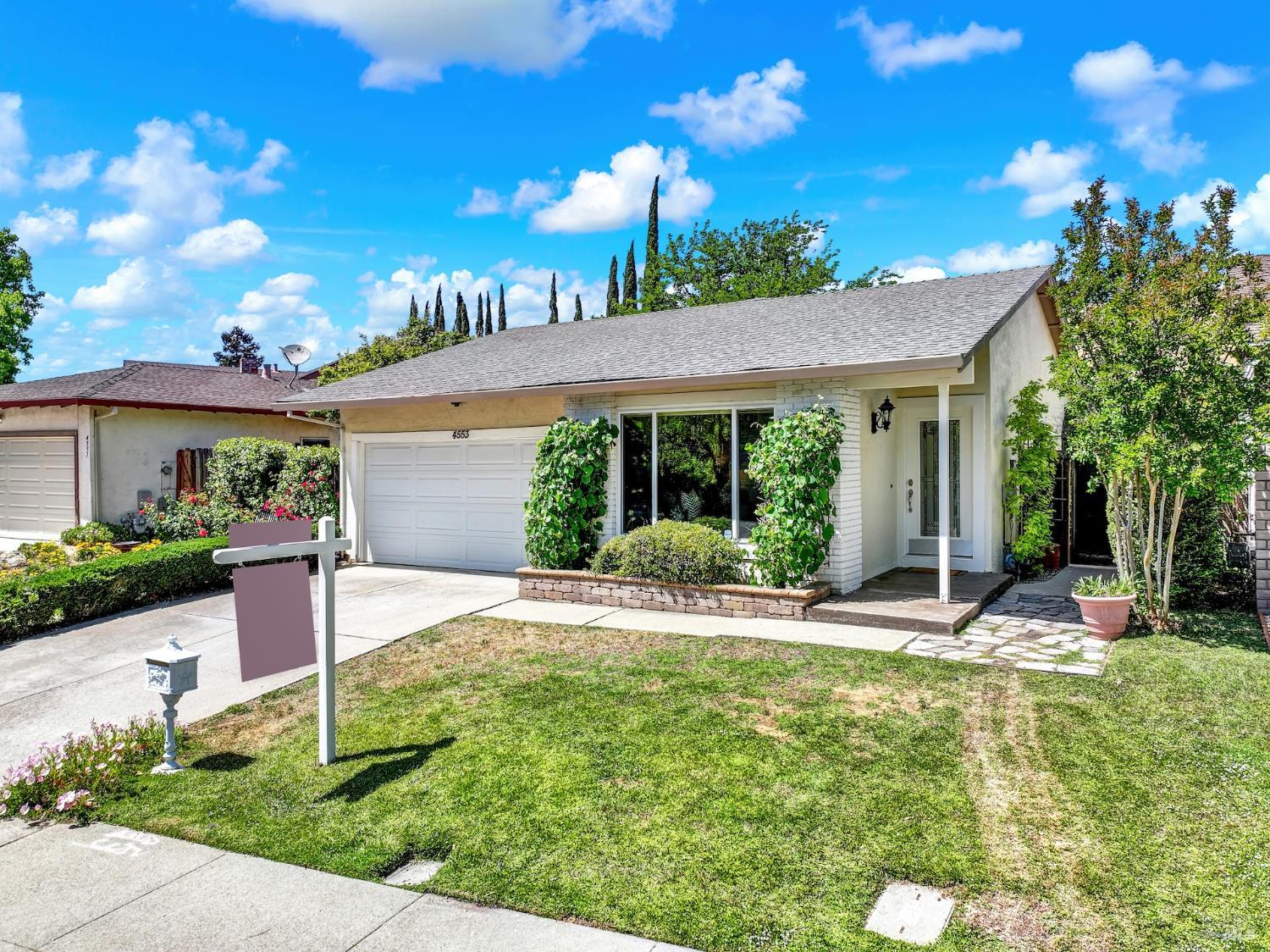 a house view with a sitting space