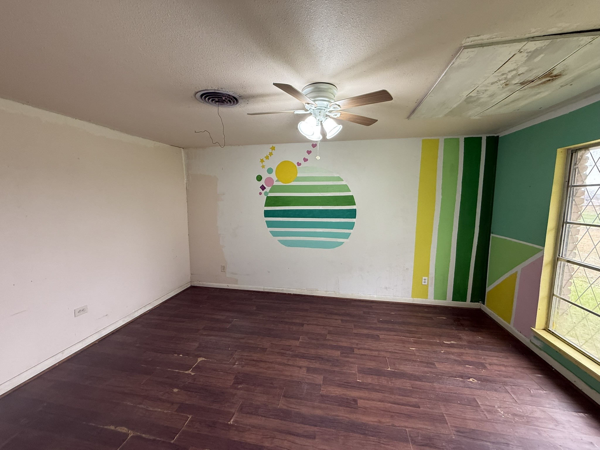13907 Mueck Road Needville, TX 77461 - Photo 9 of 27 wooden floor in an empty room with a window