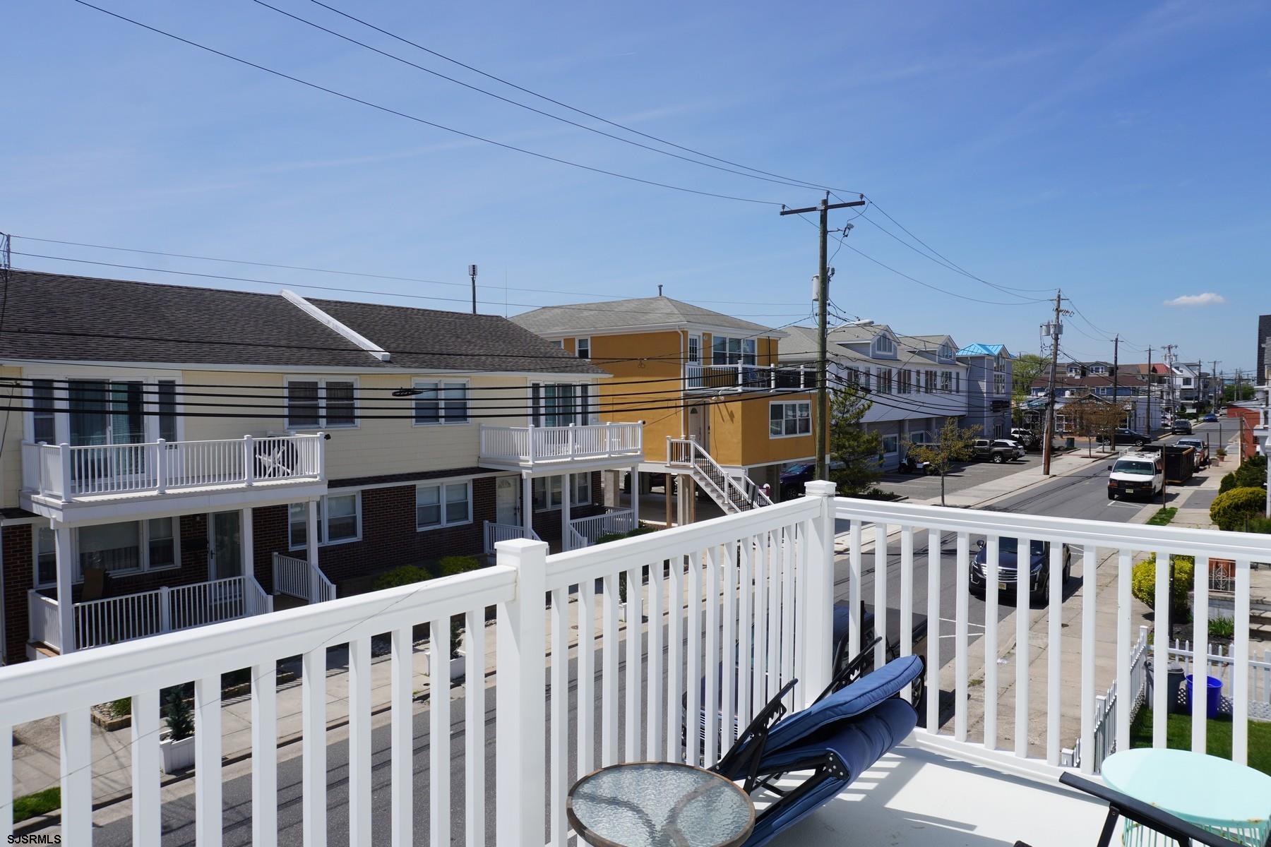 15 South Decatur Avenue, Unit B Margate City, NJ 08402 - Photo 12 of 27 a view of a building from a balcony