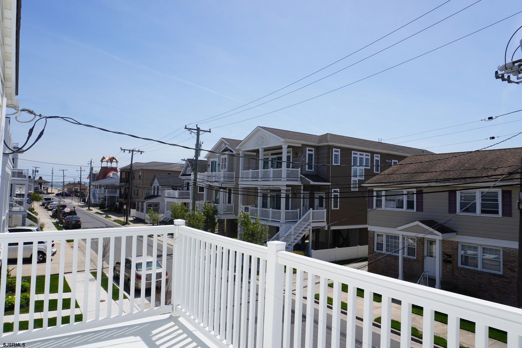 15 South Decatur Avenue, Unit B Margate City, NJ 08402 - Photo 4 of 27 a view of a street from a balcony