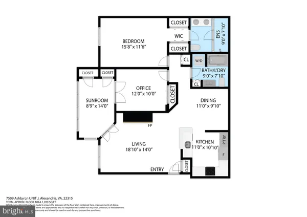 $430,000 | 7509 Ashby Lane, Unit J, Alexandria, VA 22315