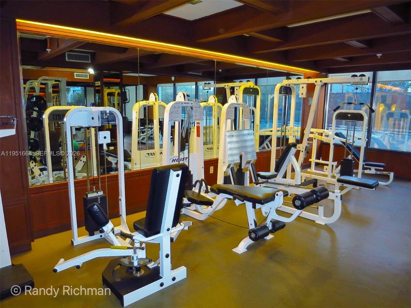 600 Northeast 36th Street, Unit 514 Miami, FL 33137 - Photo 25 of 27 a room with gym equipment