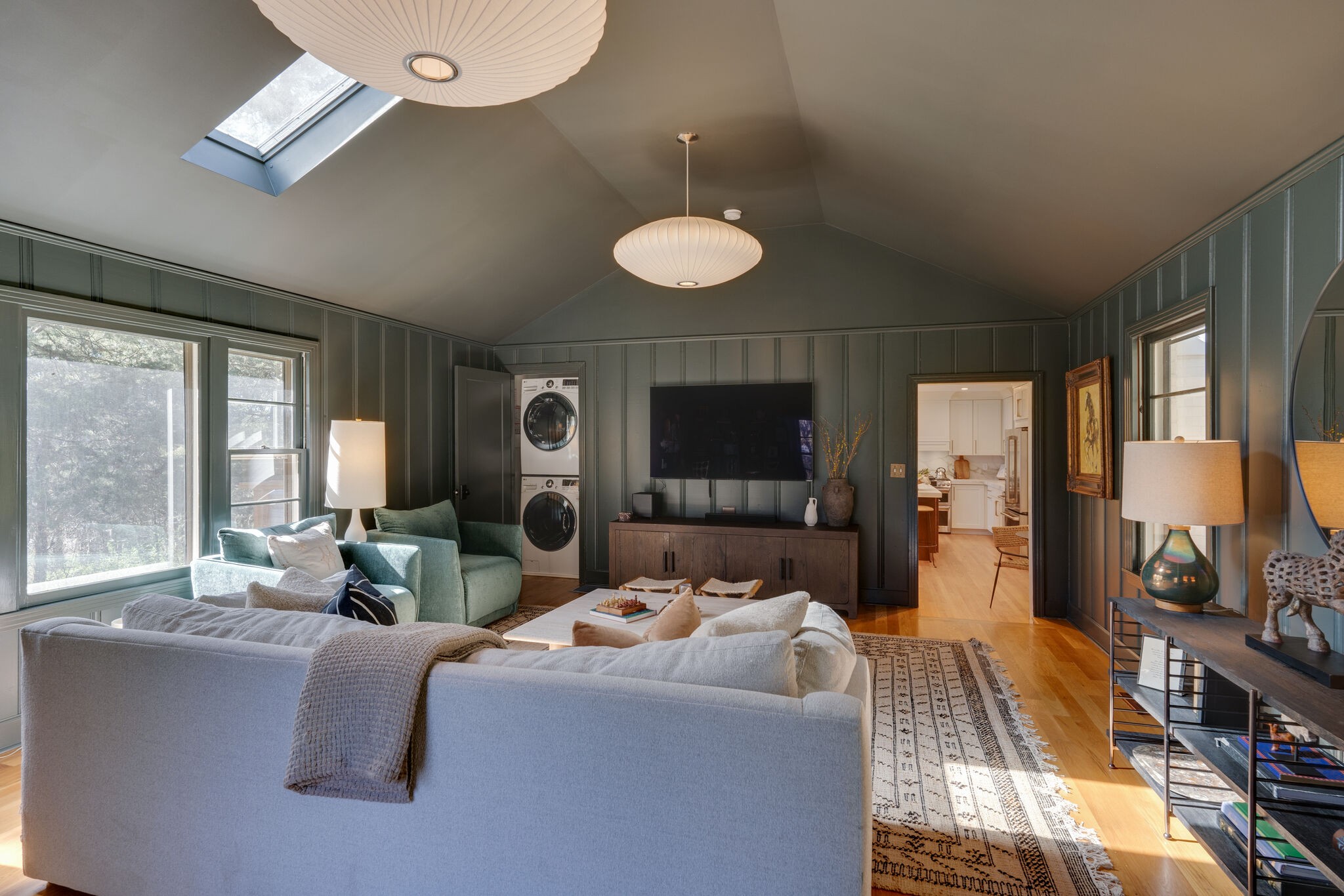 4529 Shys Hill Road Nashville, TN 37215 - Photo 19 of 51 a living room with furniture fireplace and a large window
