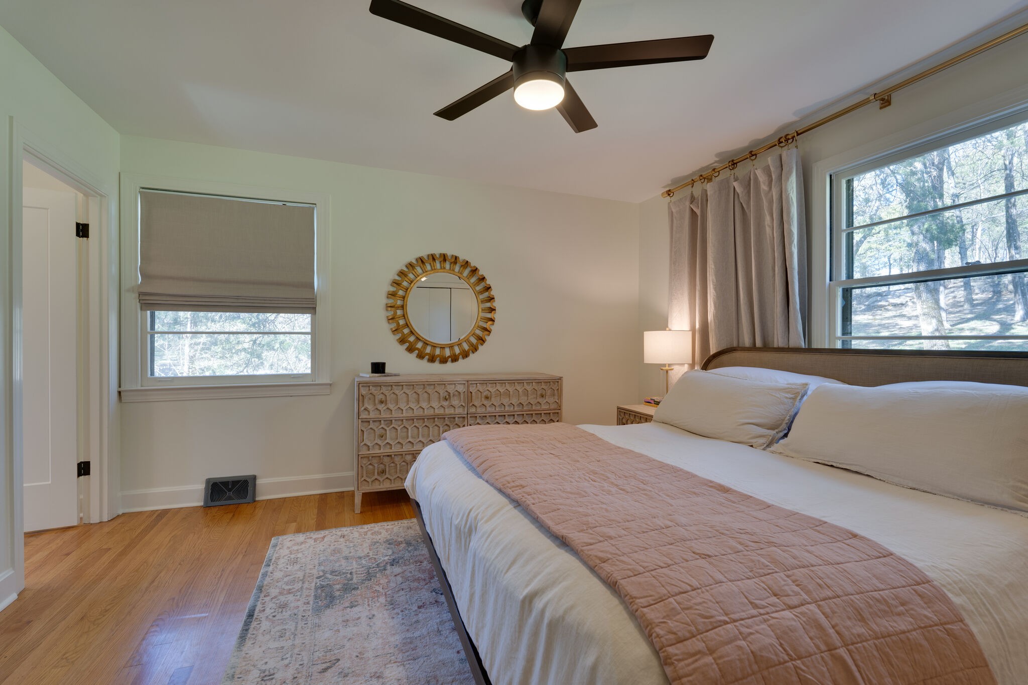 4529 Shys Hill Road Nashville, TN 37215 - Photo 22 of 51 a bedroom with a large bed and a window