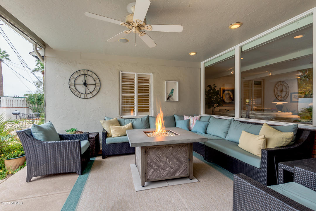 1309 West Coronado Road Phoenix, AZ 85007 - Photo 37 of 60 Outdoor Ceiling Fan and Covered Patio