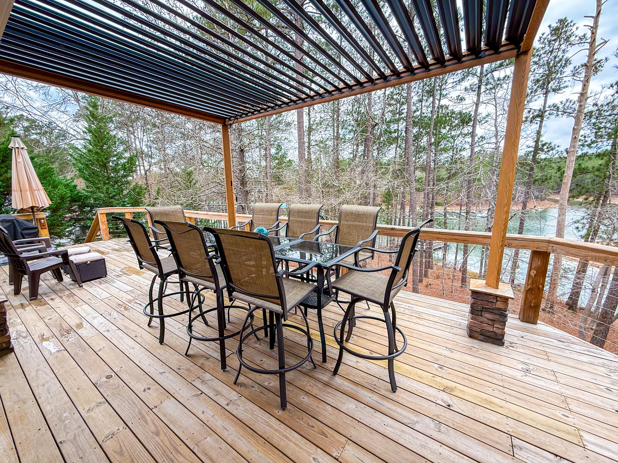 307 Superior Cove McCormick, SC 29835 - Photo 24 of 46 Covered deck off of sun room