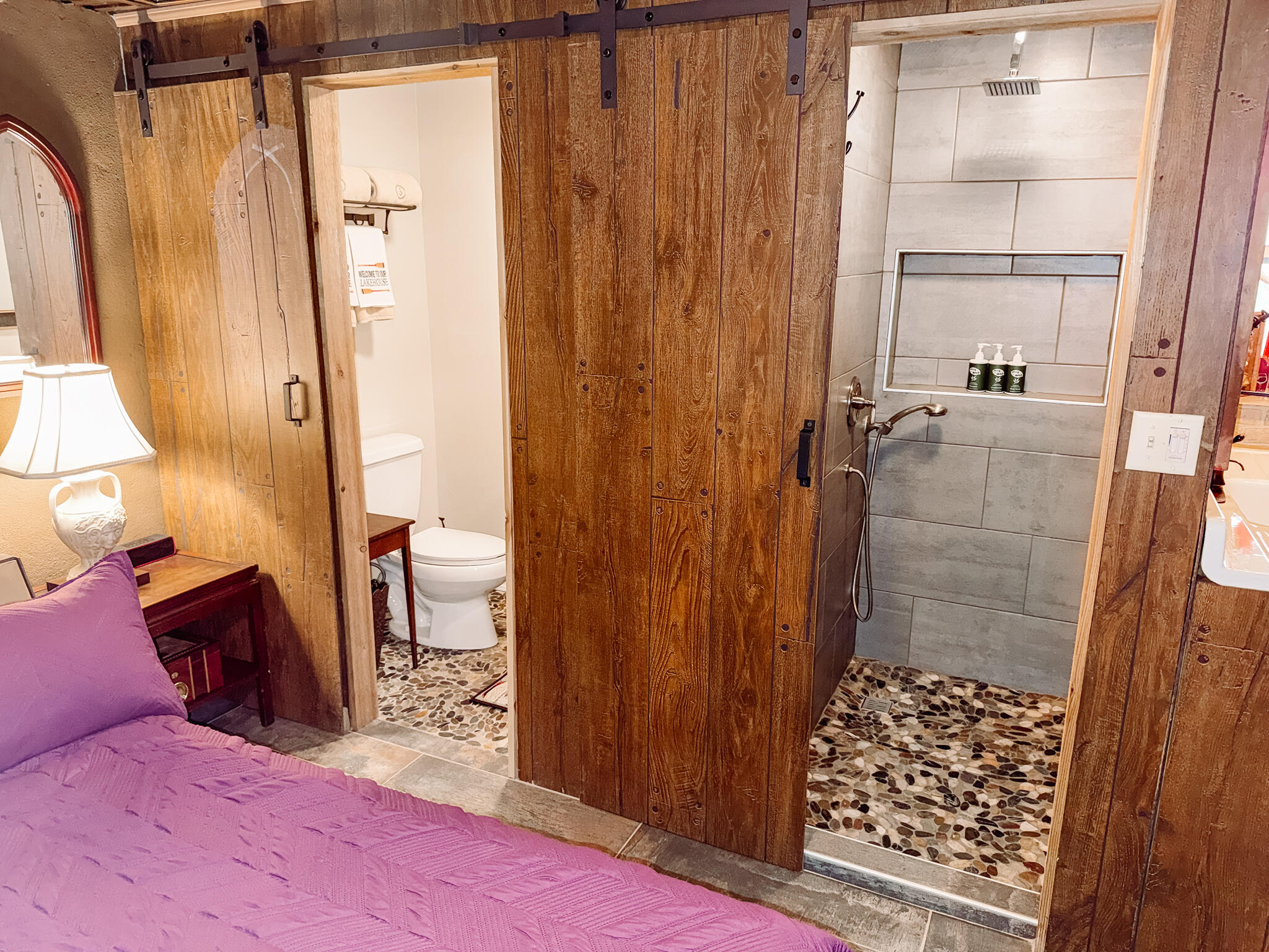 307 Superior Cove McCormick, SC 29835 - Photo 32 of 46 Lower-Level Bedroom, lavatory and shower