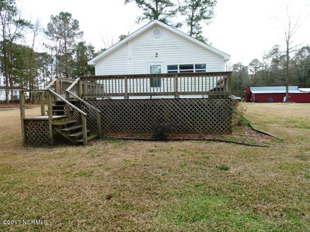 296 Sandlin Road Beulaville, NC 28518 - Photo 18 of 22 Back view of home with deck