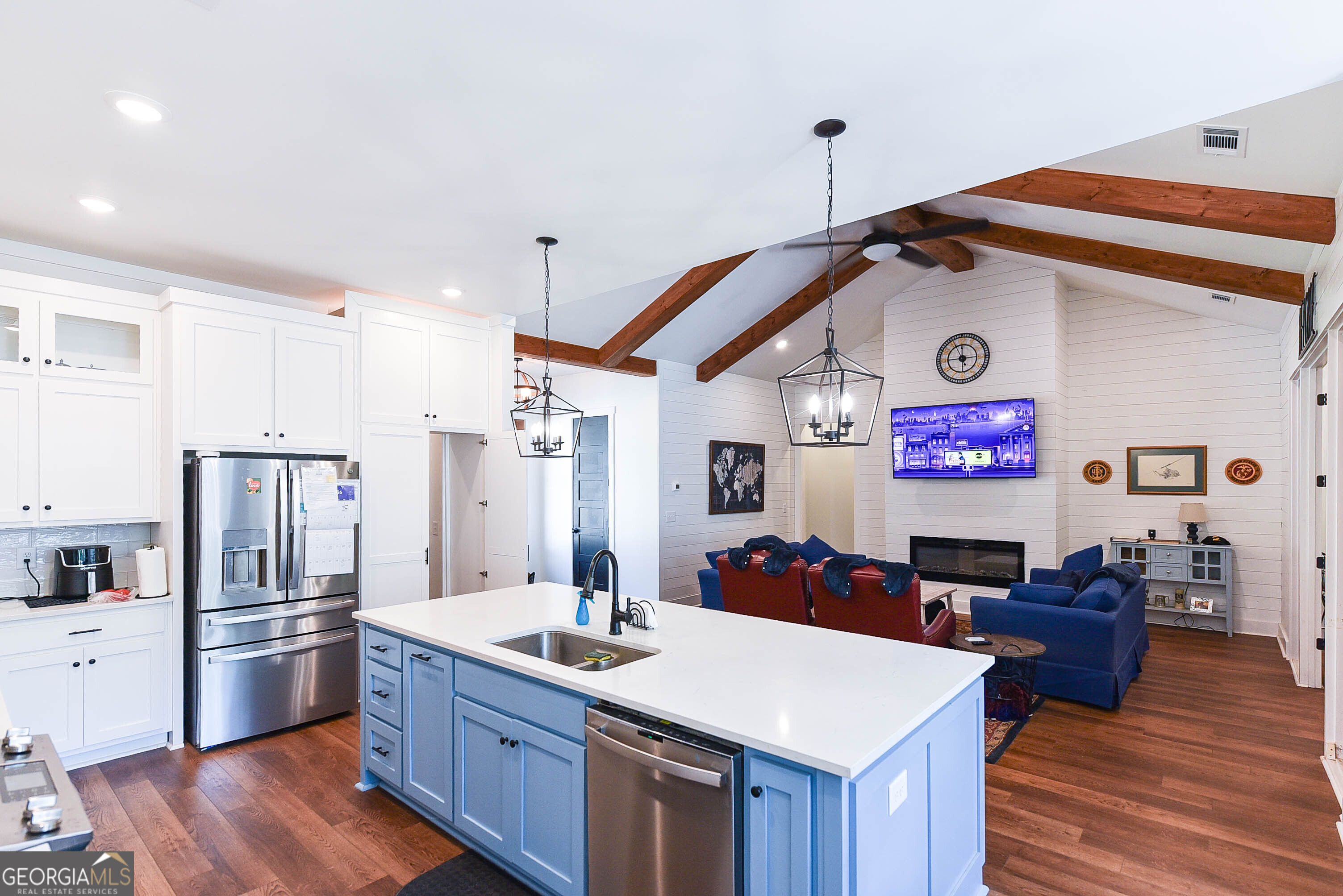 209 Lee Road Salem, AL 36874 - Photo 13 of 37 a kitchen with stainless steel appliances a sink stove and refrigerator