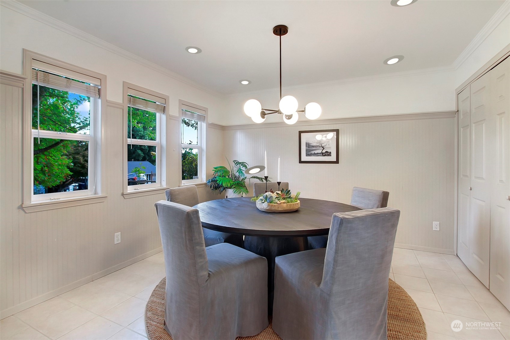 9913 32nd Avenue Southwest Seattle, WA 98126 - Photo 10 of 29 a view of a dining room with furniture window and outside view