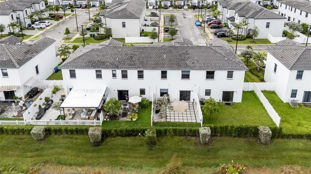 a view of a city with tall buildings