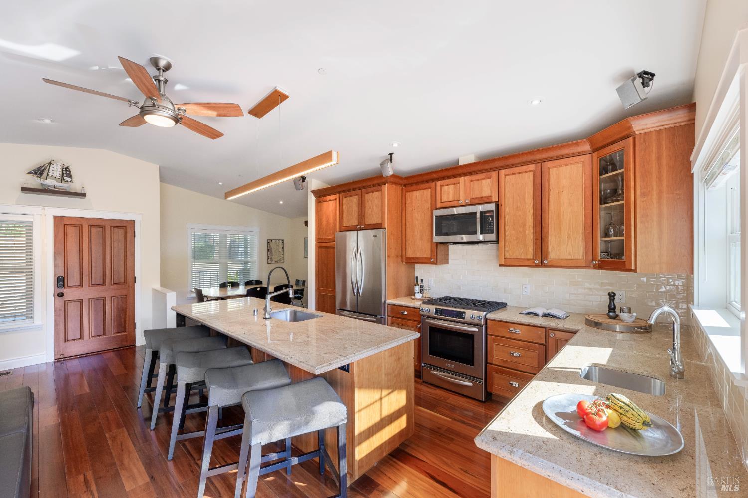 4920 Warm Springs Road Glen Ellen, CA 95442 - Photo 11 of 50 Large island for dining and gathering.