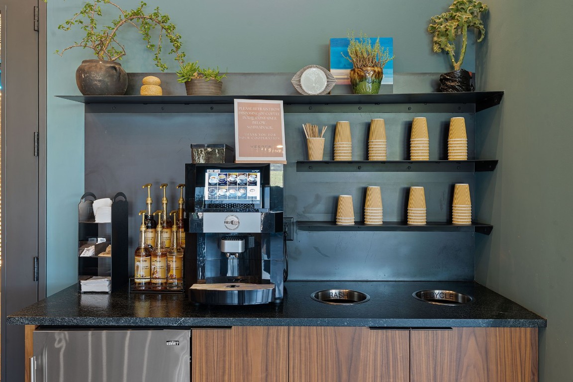 84 East Avenue, Unit 3404 Austin, TX 78701 - Photo 40 of 40 a view of dinning room with furniture and book shelf