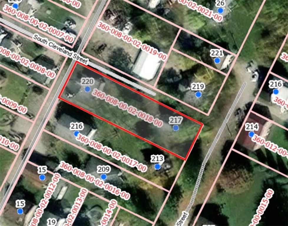 220 East Jackson Street Houston, PA 15342 - Photo 10 of 10 Parcel Map