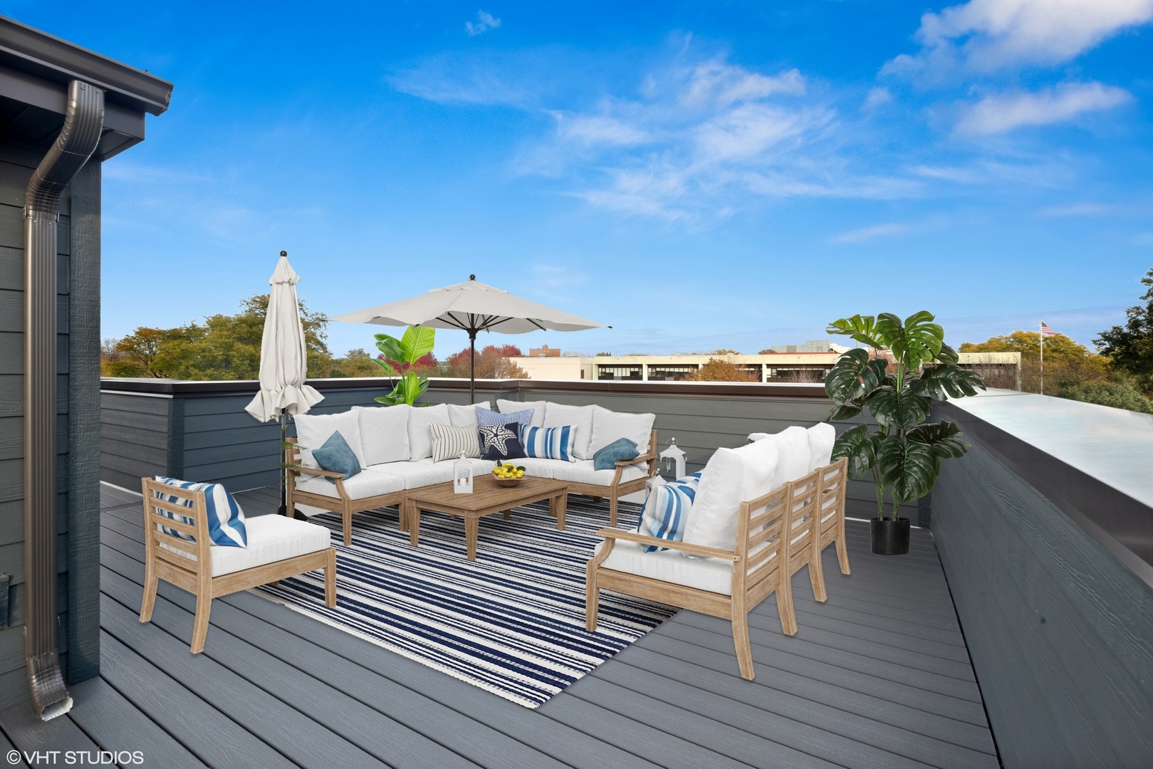 4448 South Drexel Boulevard, Unit A Chicago, IL 60653 - Photo 15 of 16 a view of deck with patio table and chairs