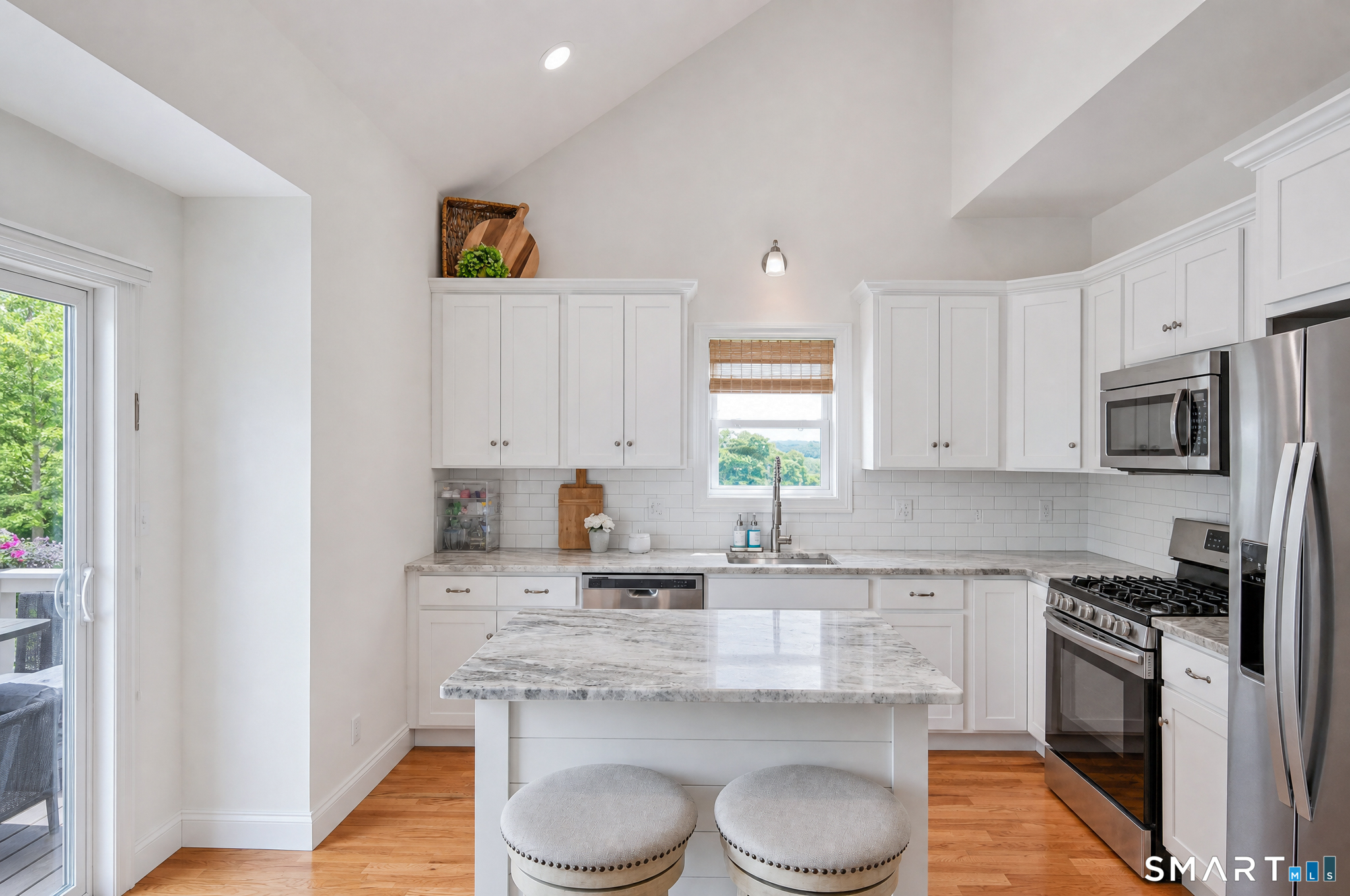 43 George Street, Unit 1 Seymour, CT 06483 - Photo 9 of 33 Vaulted ceilings let in plenty of natural light.