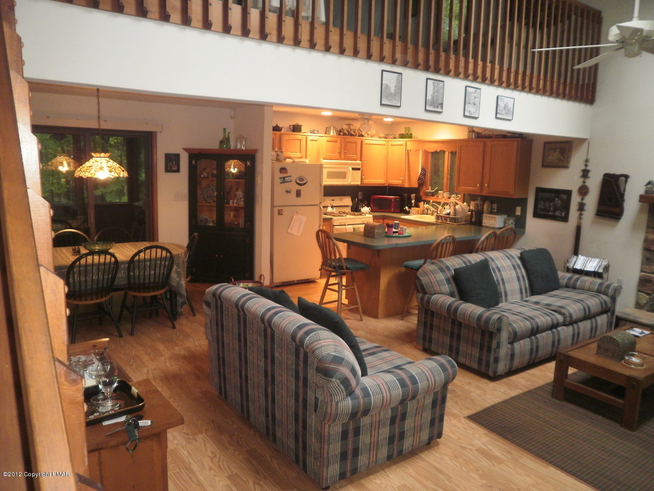 3142 Kirkham Road Bushkill, PA 18324 - Photo 31 of 31 Open Floor Plan Cathedral Ceiling